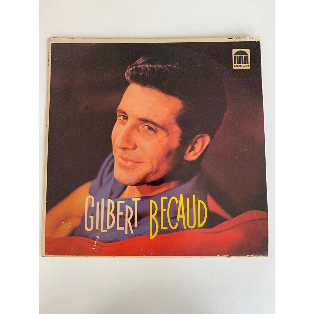 Gilbert Becaud Self Titled LP Odeon Records LOM 10021 VG+ Vinyl Import Mexico